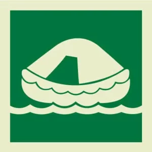 Liferaft IMO Sign - IMPA