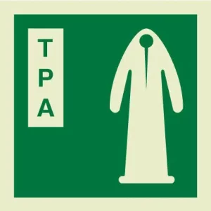 Thermal protective aid IMO Sign - IMPA