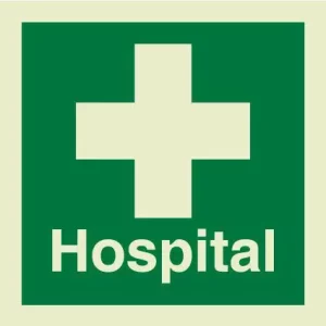 Hospital Symbol IMO Sign - IMPA