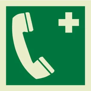 Emergency telephone IMO Sign - IMPA