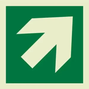 Diagonal directional arrow IMO Sign - IMPA