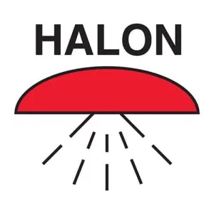 Space protected by halon 1301 - IMPA