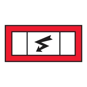 Emergency switchboard IMO Sign SIS050 - IMPA