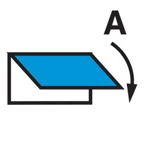 Closing device for the accommodation ventilation inlet or outlet IMO Sign - IMPA