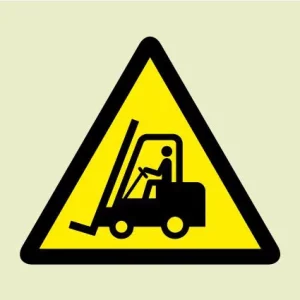 Industrial vehicle symbol (Glow in the dark) IMO Sign - IMPA