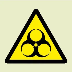 Bio hazard symbol (Glow in the dark) - IMPA