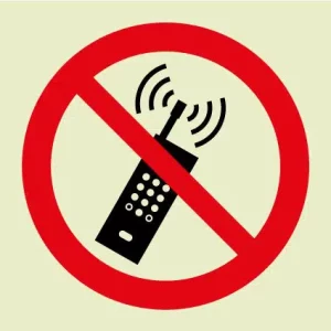 No mobile phone symbol IMO Sign PSS011 - IMPA