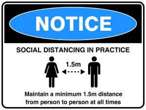 Notice Social Distancing v1