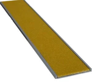 Aluminium Flat Stair Tread- Recessed with silicon carbide insert- ST10