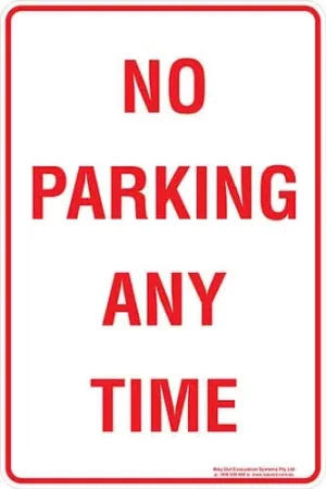 Carpark No Parking Any Time