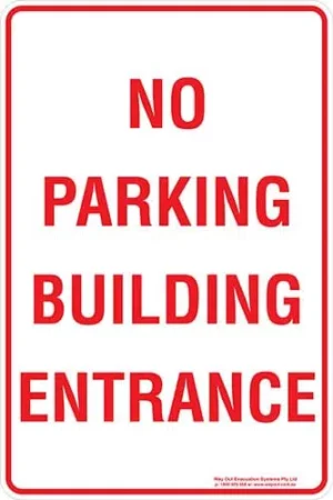 Carpark No Parking Building Entrance