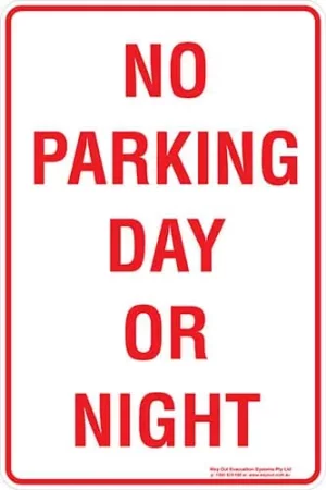 Carpark No Parking Day Or Night