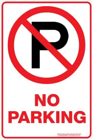 Carpark No Parking P