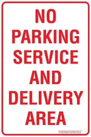 Carpark No Parking Service And Delivery Area