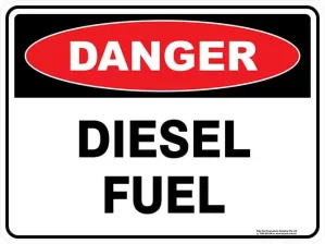 Danger Diesel Fuel