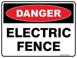 Danger Electric Fence