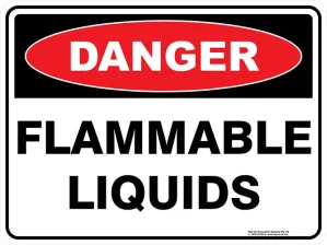 Danger Flammable Liquids