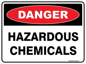 Danger Hazardous Chemicals