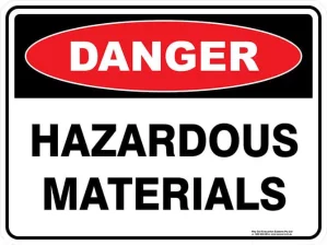 Danger Hazardous Materials