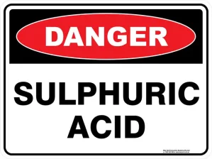 Danger Sulphuric Acid