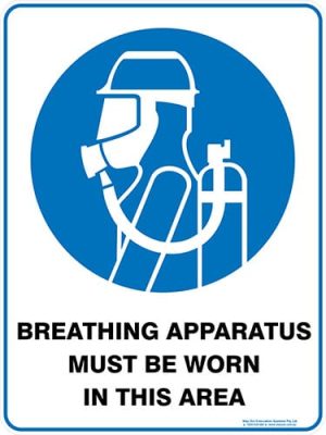 Mandatory Breathing Apparatus Must Be Worn In This Area