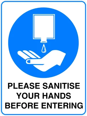 Mandatory Please Sanitise Your Hands