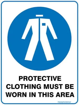 Mandatory Protective Clothing Must Be Worn In This Area