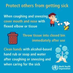 WHO – Protect others from getting sick – sign 3