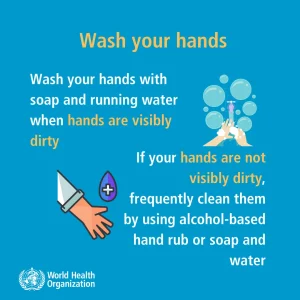 WHO – Wash your hands