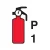 1kg Powder fire extinguisher