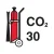 30kg Wheeled CO2 fire extinguisher