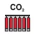 Fixed CO2 fire extinguishing battery