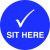 Seat Marking Sign – Sit Here