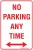 Carpark No Parking Any Time Span Arrow