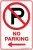 Carpark No Parking P Arrow Left