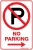 Carpark No Parking P Arrow Right