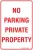 Carpark No Parking Private Property