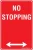 Carpark No Stopping Span Arrow