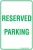 Carpark Reserved Parking