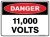 Danger 11000 Volts