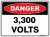 Danger 3300 Volts