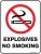 Prohibition Explosives No Smoking