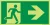 Running Man Exit RIGHT 24M Luminous Sign